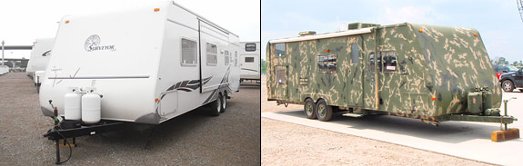 Before and after of a Trailer