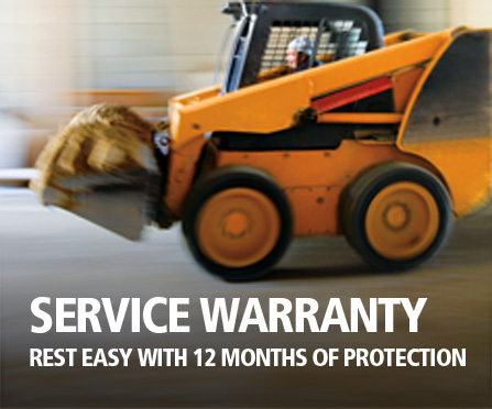 SERVICE WARRANTY - REST EASY WITH 12 MONTHS OF PROTECTION.