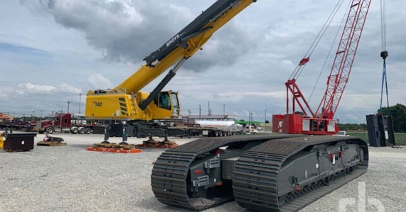 Cranes and lifting equipment selling in live online auction by Ritchie Bros. Cranes and lifting equipment selling in live online auction by Ritchie Bros.